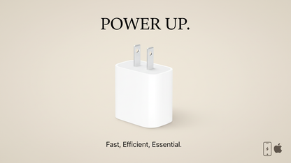 Apple 20W USB-C Power Adapter – Fast Charging (2-Pin)
