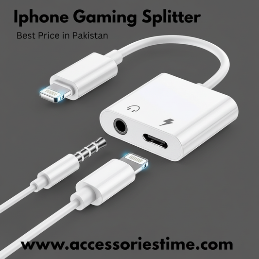 iPhone Dual Connector 3.5mm Audio & Charging Adapter