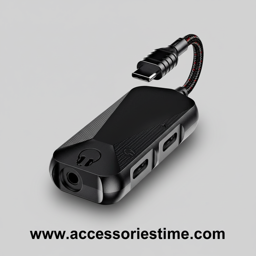 Plextone GS1 Mark III 3-in-1 Gaming Splitter – HD Audio + Fast Charging