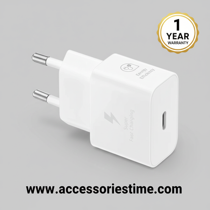 Samsung 25W Super Fast Charging Adapter – Model T2510 (1 Year Warranty)