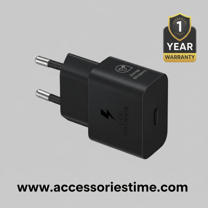Samsung 25W Super Fast Charging Adapter – Model T2510 (1 Year Warranty)